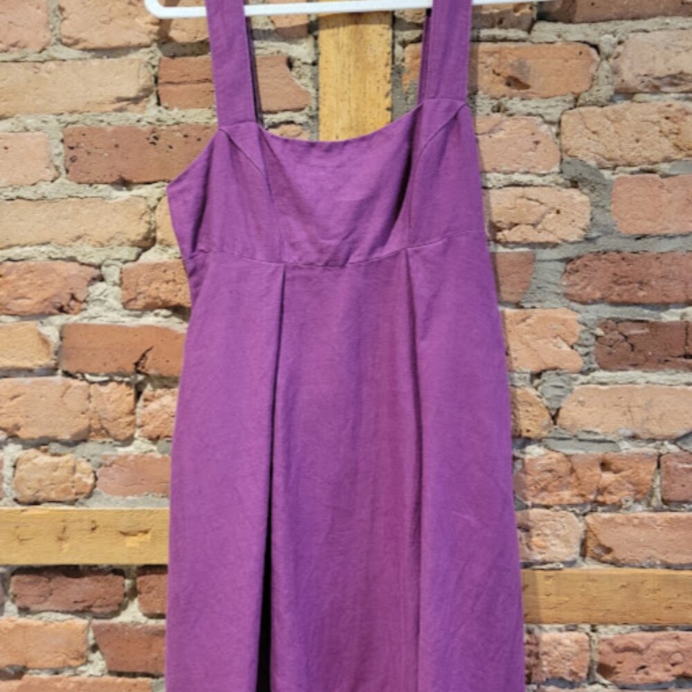 Banana Republic Magenta Sleeveless Square-Neck Mini Dress - Picture 3 of 4
